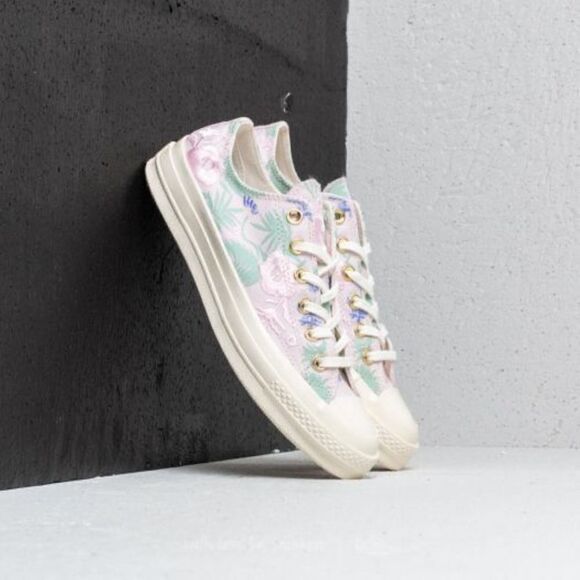 Converse Chuck 70 'Palm Print' Embrodiered Low Top Sneaker - Picture 1 of 8